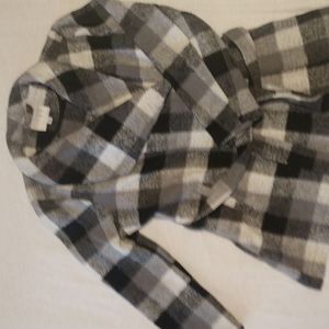 Buffalo plaid coat